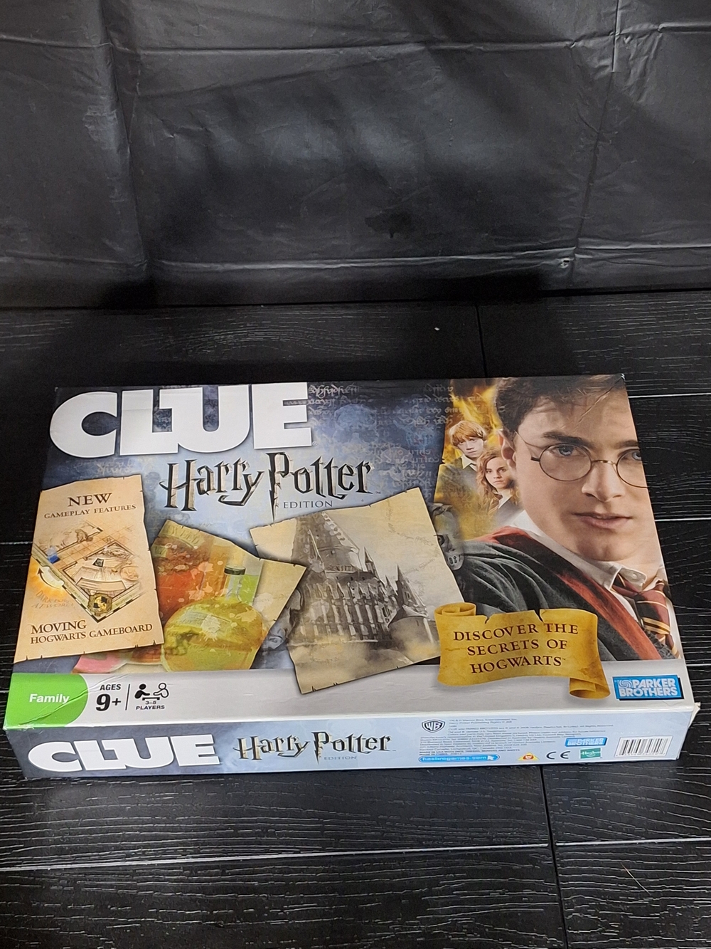 2008 Harry Potter Clue Board Game Hogwarts Moving Game Board Complete EUC